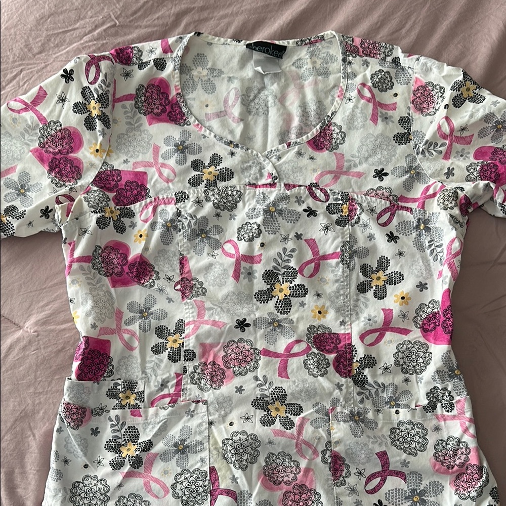Colorful Floral Print Top